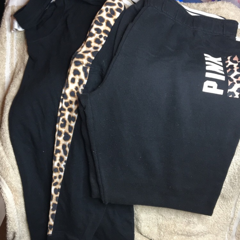 Victoria secret pink joggers outfit
